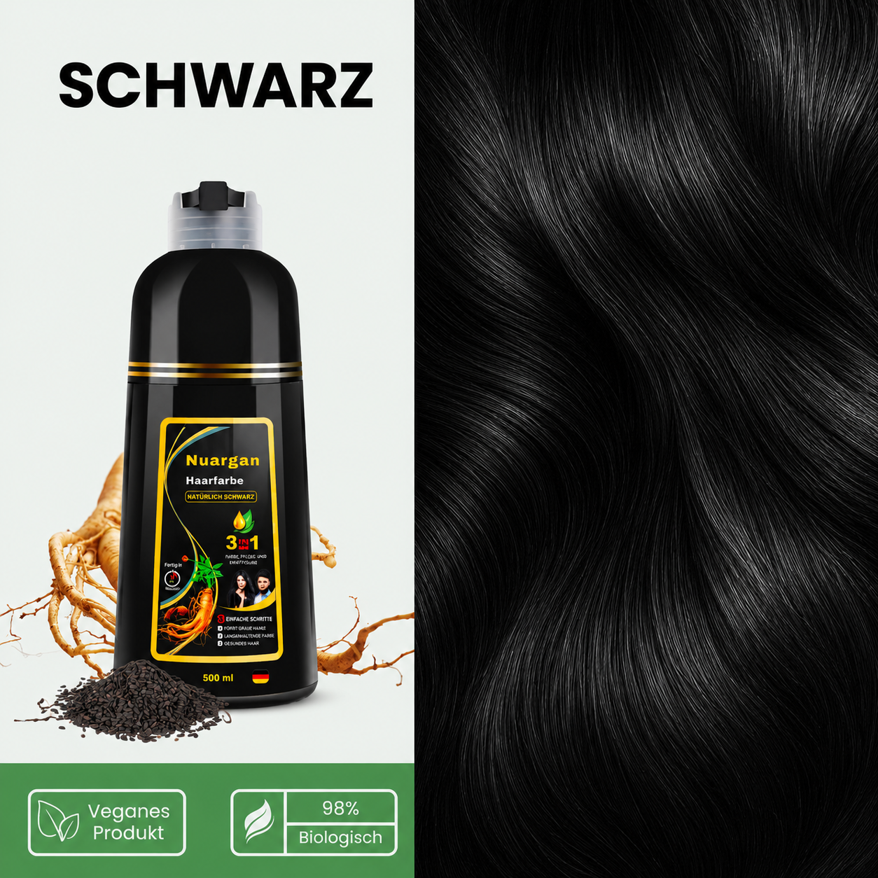 Nuargan™ – Fusion aus Haarfärbung & Haarpflege